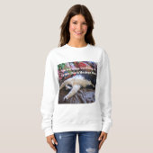Sweatshirt Tuxedo Cat Funny Cute faire une citation d'onde me (Devant entier)