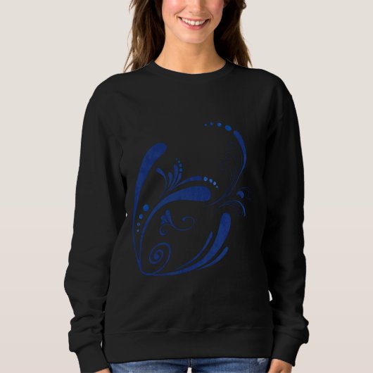 Sweatshirt Twirls cool à poissons (Devant)