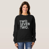 Sweatshirt TWO SEVEN TWO Area Code 272 Scranton PA Pennsylvan (Devant entier)