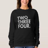 Sweatshirt TWO THREE FOUR Area Code 234 Akron OH Ohio USA (Devant)
