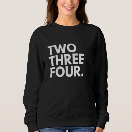 Sweatshirt TWO THREE FOUR Area Code 234 Akron OH Ohio USA (Devant)