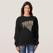 Sweatshirt Tyler Texas Throwback Vintage Retro (Devant entier)