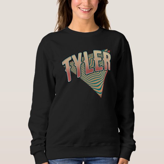 Sweatshirt Tyler Texas Throwback Vintage Retro (Devant)