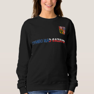 Sweatshirt Tynec Et Sazavou République Tchèque Coeur Drapeau
