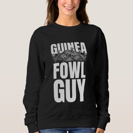 Sweatshirt Type de volaille pintade poulet (Devant)