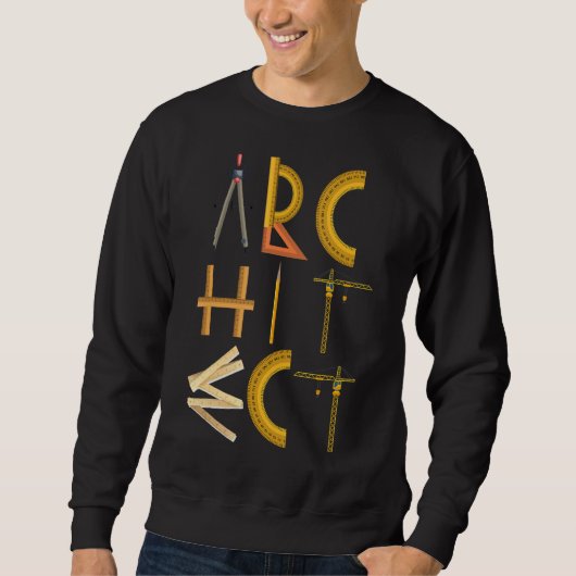 Sweatshirt Type D'Outils Achitect Structure Architech (Devant)