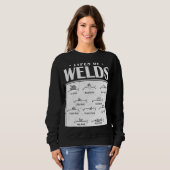 Sweatshirt Types De Soudure De Soudure (Devant entier)