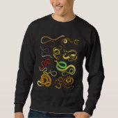 Sweatshirt Types Éducatifs De Serpent (Devant)