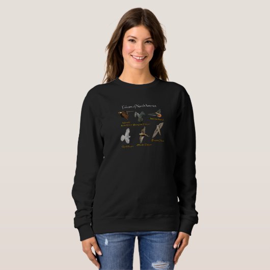 Sweatshirt Types of Falcons (Devant entier)