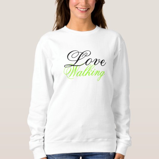 Sweatshirt Typographie avec script (Devant)