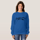 Sweatshirt Typographie de brosse en édition limitée (Devant entier)
