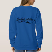 Sweatshirt Typographie de brosse en édition limitée (Dos)