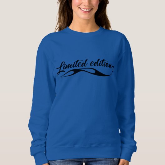 Sweatshirt Typographie de brosse en édition limitée (Devant)