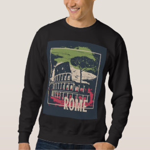Sweatshirt Typographie de Rome : Poster Tour Eiffel.