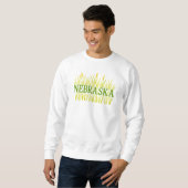Sweatshirt Typographie des Prairies du Nebraska | Tallgrass r (Devant entier)