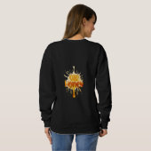 Sweatshirt typographie inspirée du miel (Dos entier)