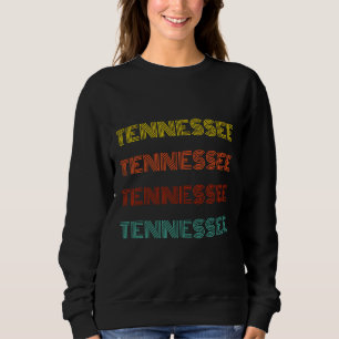 Sweatshirt Typographie Rétro Tennessee État Américain