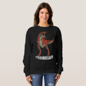 Sweatshirt Tyrannosaurus Rex Dinosaur (Devant entier)