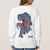 Sweatshirt Tyrannosaurus Rex Le Meilleur T-Rex De Clash® Rule (Dos)