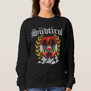 Sweatshirt Tyrol Du Sud Avec Montagnes Et Armoiries Aigle
