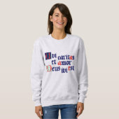 Sweatshirt Ubi Caritas (Devant entier)