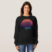 Sweatshirt Ufo Alien Retro (Devant entier)