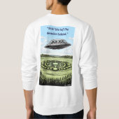 Sweatshirt UFO CROP CIRCLES Decoder (Dos)