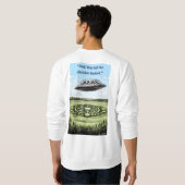 Sweatshirt UFO CROP CIRCLES Decoder (Dos entier)