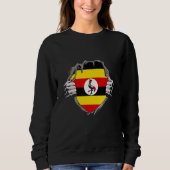 Sweatshirt Uganda Flag (Devant)