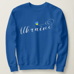 Sweatshirt Ukraine Drapeau De Police Par Scénario Dans Le Co