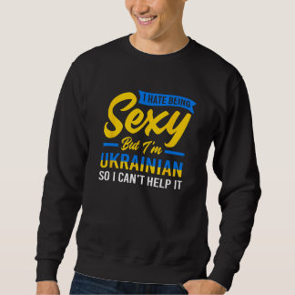 Sweatshirt Ukraine Humour Pour Hommes Drôle Ukrainien
