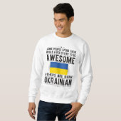 Sweatshirt Ukrainian Flag Ukraine Heritage Ukrainian Roots (Devant entier)