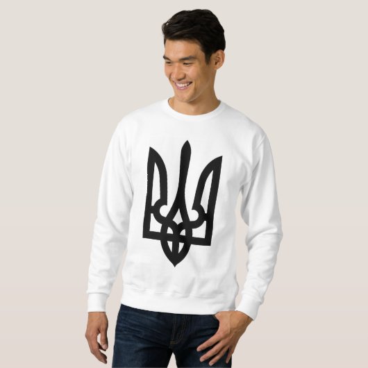 Sweatshirt Ukrainien Tryzub (Devant entier)