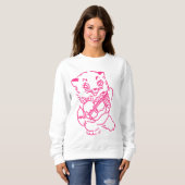 Sweatshirt Ukulele Kitten (Devant entier)