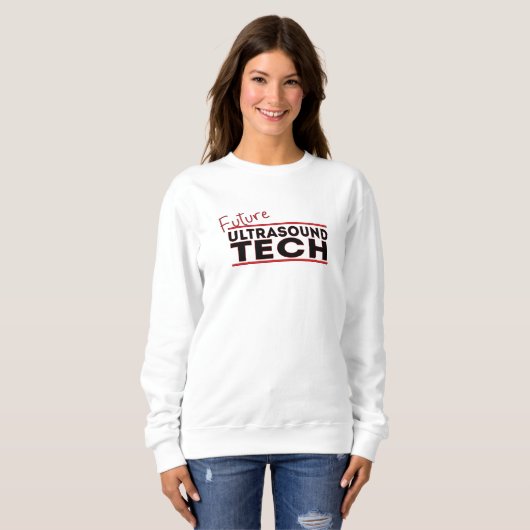 Sweatshirt Ultrasound Tech (Devant entier)