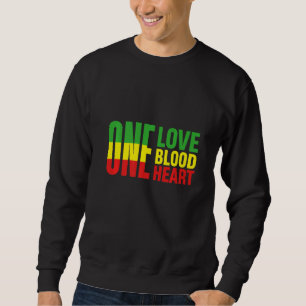 Sweatshirt Un amour Reggae Roots Reggae Music Jamaïque Rasta
