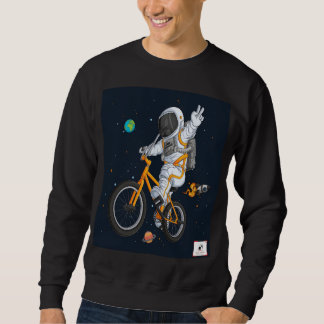 Sweatshirt Un astronaute à vélo BMX