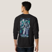 Sweatshirt Un astronaute atterrit sur l'espace Illustration (Dos entier)