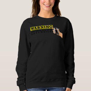 Sweatshirt Un Avertissement De Rottweiler Peut Afficher Des P