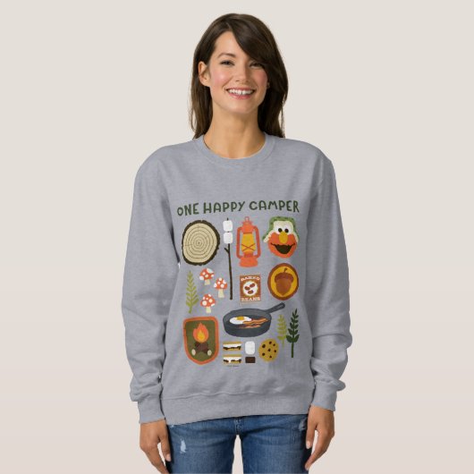 Sweatshirt Un Camper Heureux (Devant entier)