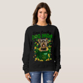 Sweatshirt Un Chanceux Chien Maman Funny Yorkshire Terrier Ma (Devant entier)