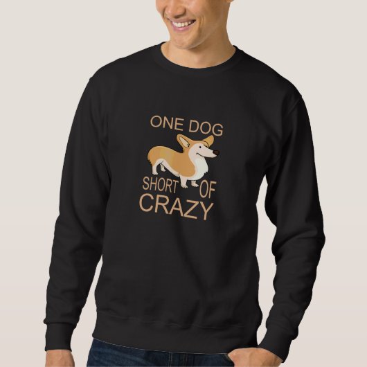 Sweatshirt Un Chien En Dehors De L'Idée Fou Et Drôle Des Anim (Devant)
