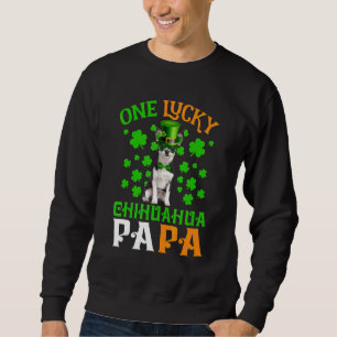 Sweatshirt Un Chien Lucky Papa Black Chihuahua Retriever Papa