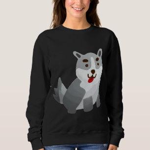 Sweatshirt Un chouette Chubby Sibérien Husky