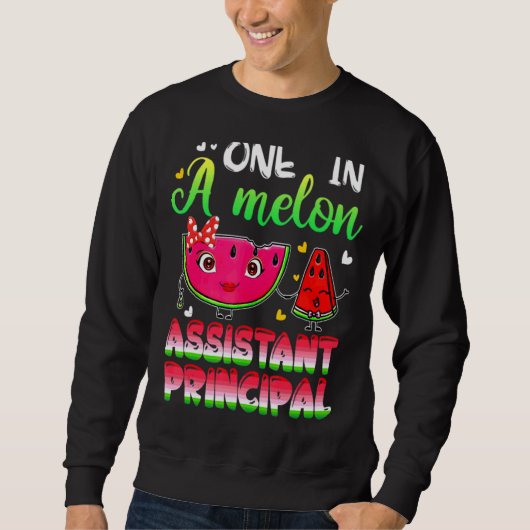 Sweatshirt Un Dans Un Melon Assistant Principal Watermelon (Devant)