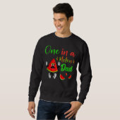 Sweatshirt Un Dans Un Melon Daddy Dada Watermelon Fruit Cool (Devant entier)