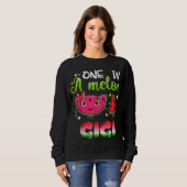 Sweatshirt Un Dans Un Melon Gigi Funny Watermelon (Devant entier)