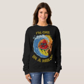 Sweatshirt Un Dans Un Melon Plat Fun Été Watermelon Fruit Lo (Devant entier)