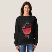 Sweatshirt Un Dans Un Melon Pop Waterlemon Summer Père (Devant entier)