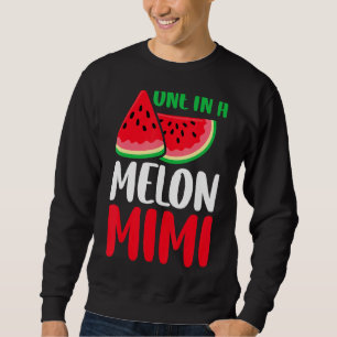 Sweatshirt Un Dans Une Famille De Melon Mimi Watermelon